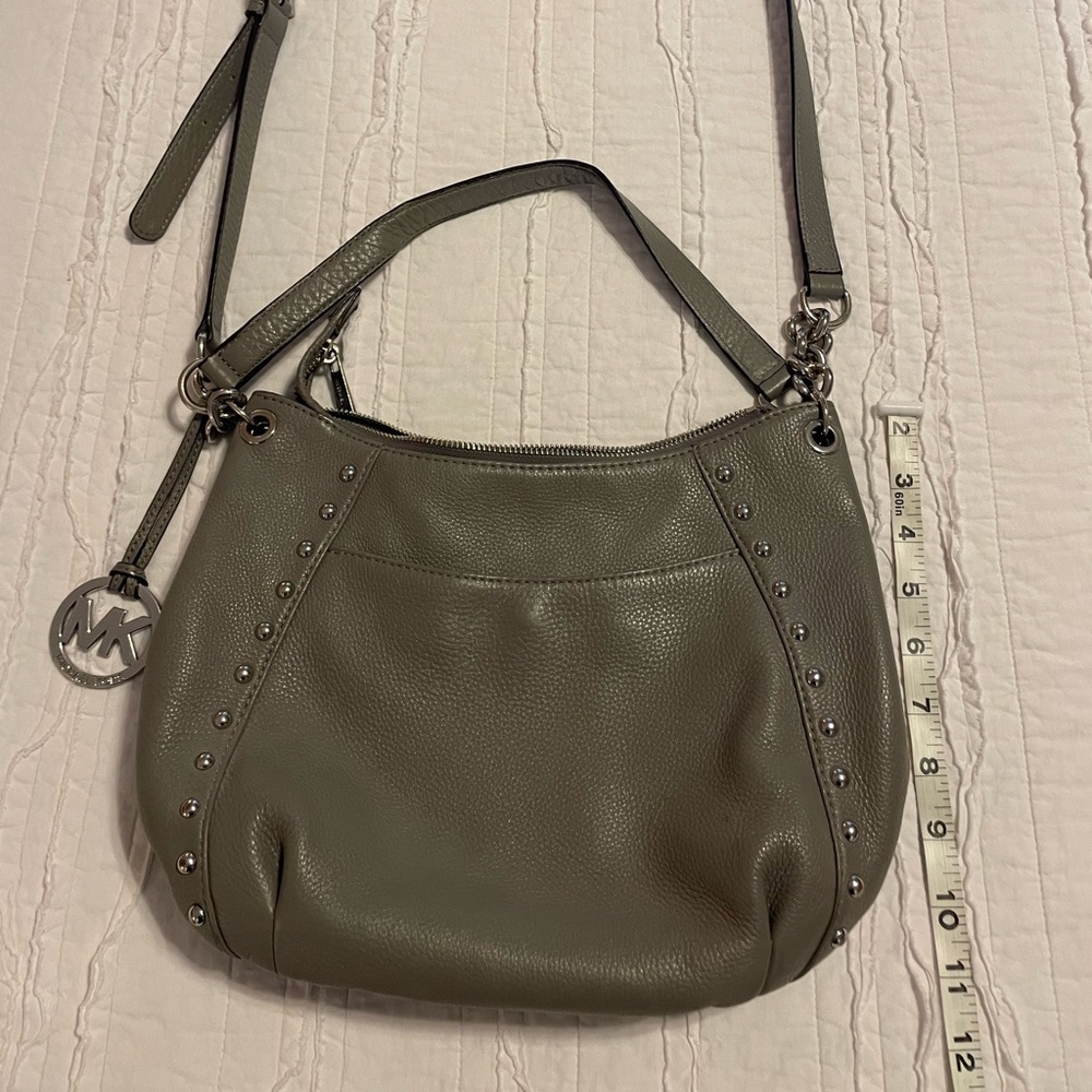 Michael Kors Grey Over the Shoulder Purse